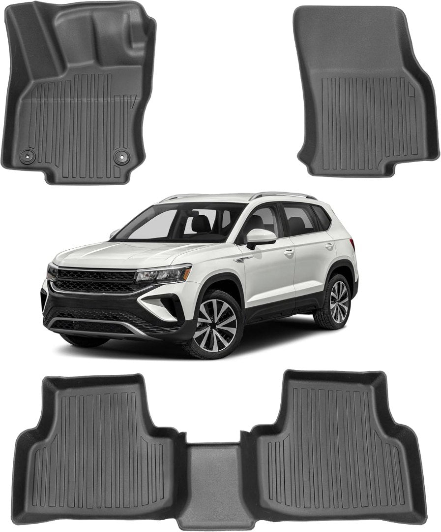 Automotive 3D Floor Mats Set for Volkswagen Taos